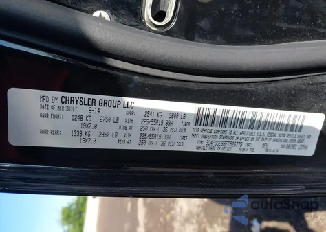 2015 Dodge Journey R/T z USA, uszkodzony, nr VIN 3C4PDDEG3FT526778